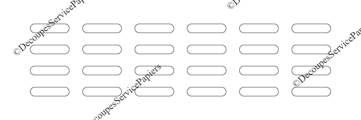 ETIQUETTE 35 X 8 - 24 poses